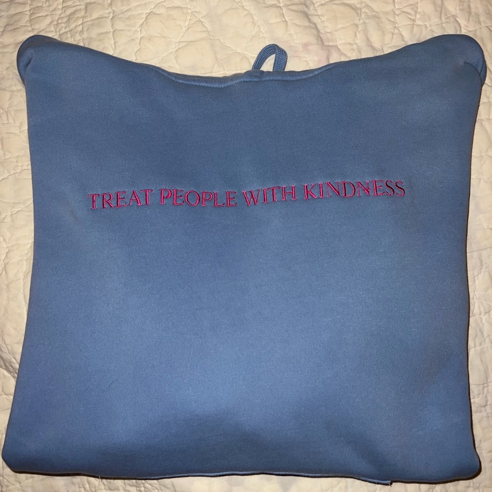 Harry Styles Treat People With Kindness Blue and Pink Sweatshirt!